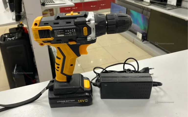 Аккумуляторная дрель-шуруповерт Deko DKCD16FU-Li
