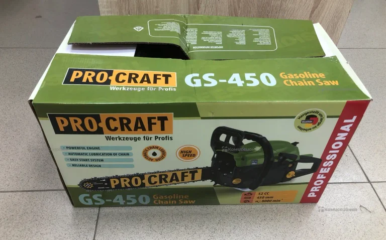 Бензопила ручная PROCRAFT GS-450 450mm