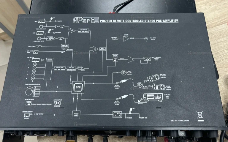 Усилитель  DSPPA MP6450 + Предусилитель Apart PIR7
