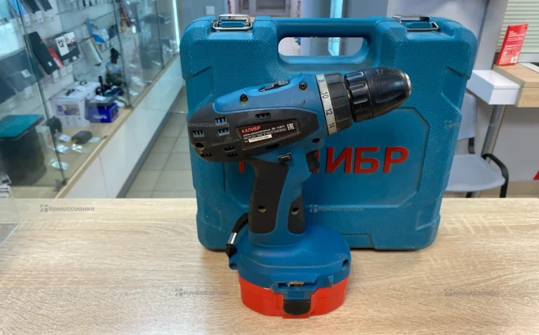 Дрель-шуруповерт Калибр ДА-518/2+