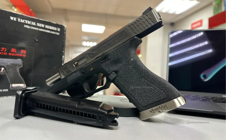 ПИСТОЛЕТ ПНЕВМ WE-G001WET-7 GLOCK-17 G-FORCE МЕТА