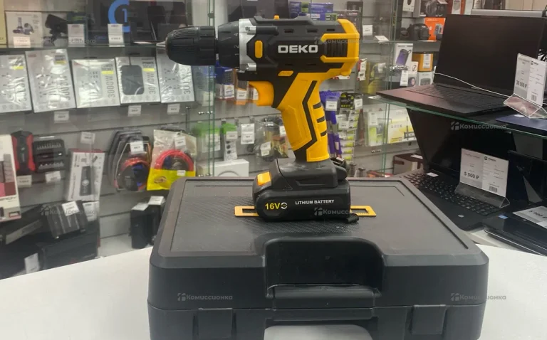Аккумуляторная дрель-шуруповерт Deko DKCD16FU-Li