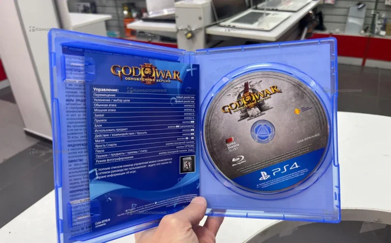 PS4 диск. God of War 3 Remaster