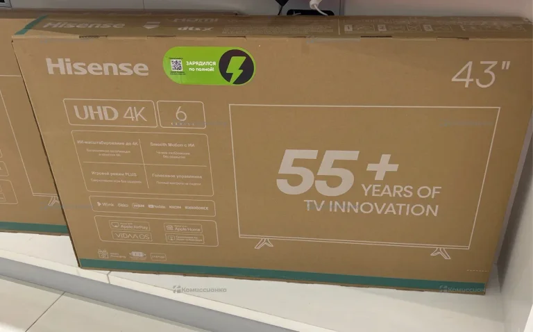 Телевизор LED HISENSE 43A6Q