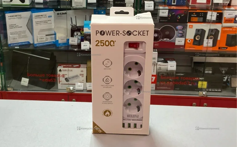 Сетевой фильтр Power Socket f23u 3 розетки
