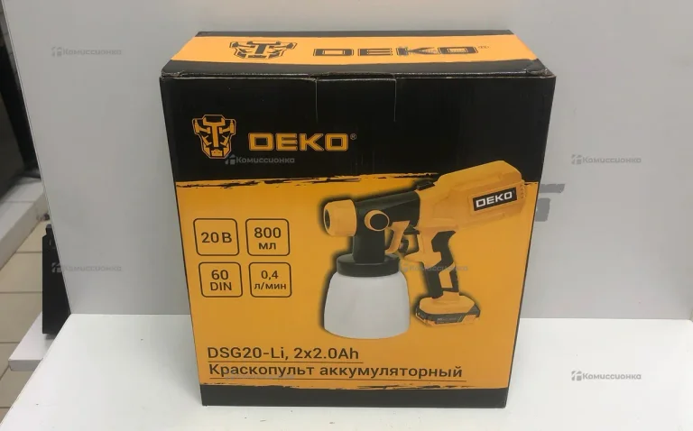 Аккумуляторный Краскопульт Deko DSG20