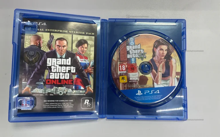 Диск ps4 GTA V