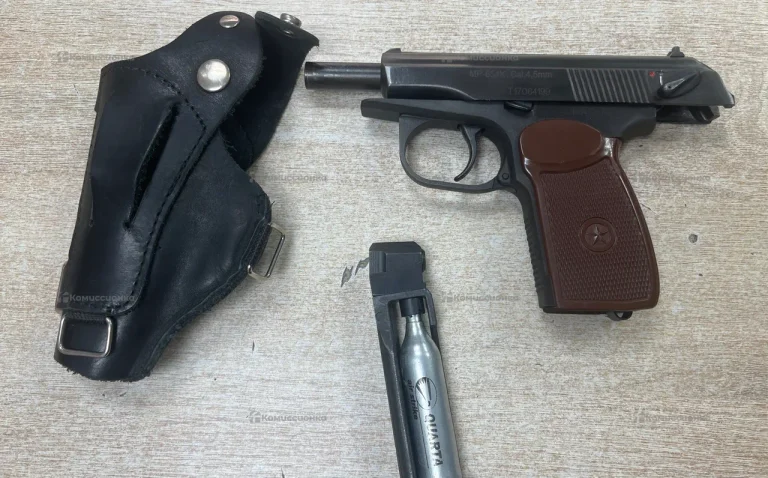 Пистолет Baikal MP-654K