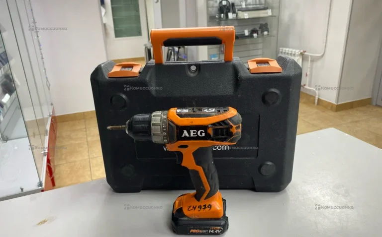 Аккумуляторная дрель-шуруповерт AEG BS14 G3