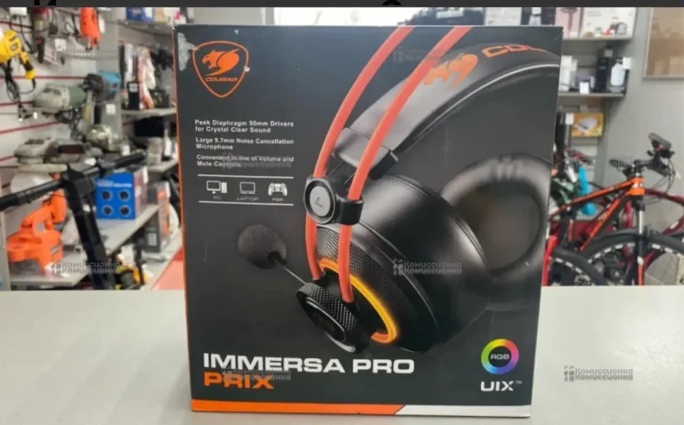 Игровые наушник. Cougar Immersa pro prix