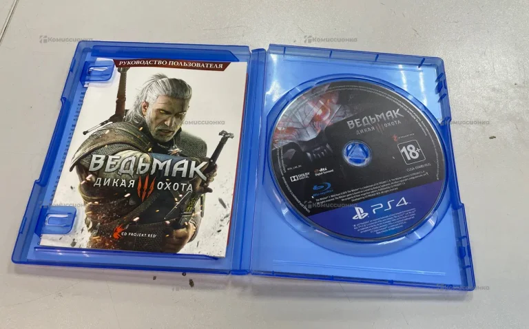 Sony Диск PS4 Ведьмак 3 Дикая Охота