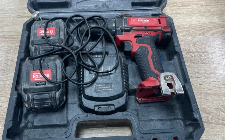 Дрель шуруповерт Elitech ДА-12ли