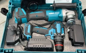Набор 2в1 УШМ АКБ+Шуруповерт Makita