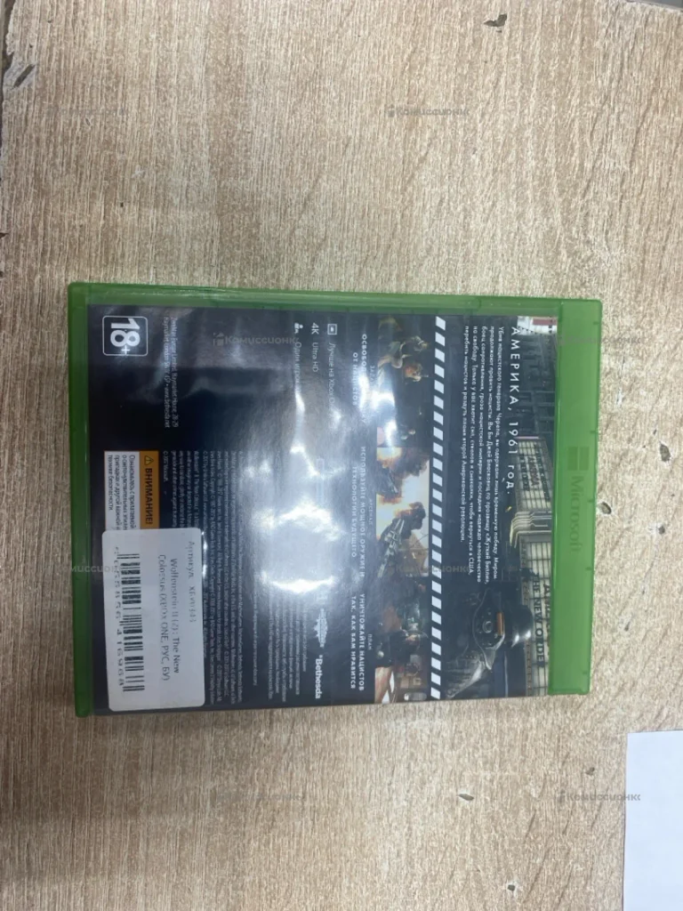 Xbox Диск xboxone wolfenstein 2