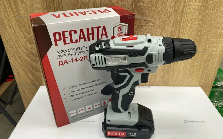 Дрель-шуруповерт РЕСАНТА ДА-14-2Л