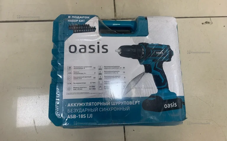 Аккумуляторная дрель-шуруповерт Oasis ASB-18S