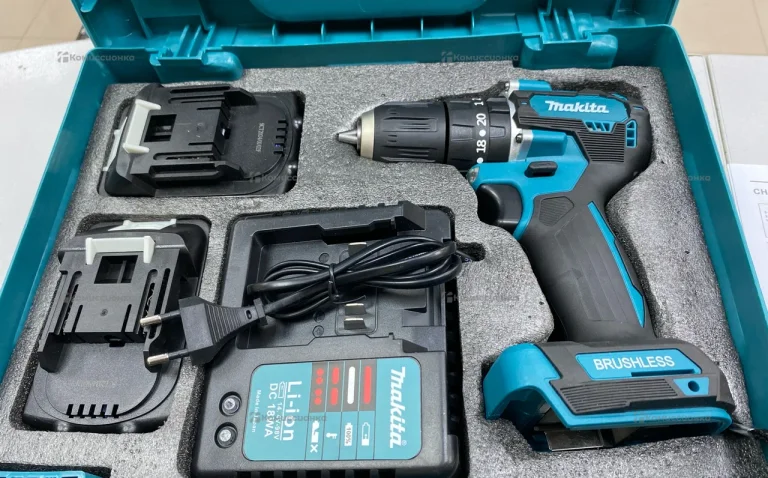 Бесщеточная дрель-шуруповерт Makita DHP487 18V
