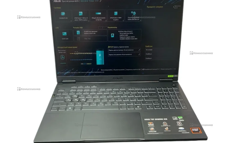 Ноутбук Asus TUF gaming a16 RTX 5060