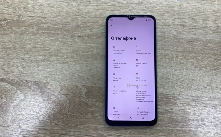 Realme C30s 4/64 ГБ