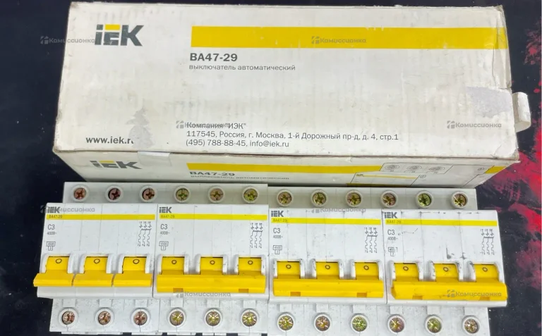 Выключатели автоматический BA47-29-с-3 упаковка 6