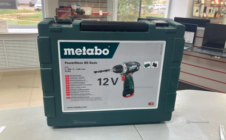Аккумуляторная дрель-шуруповерт Metabo PowerMaxx B