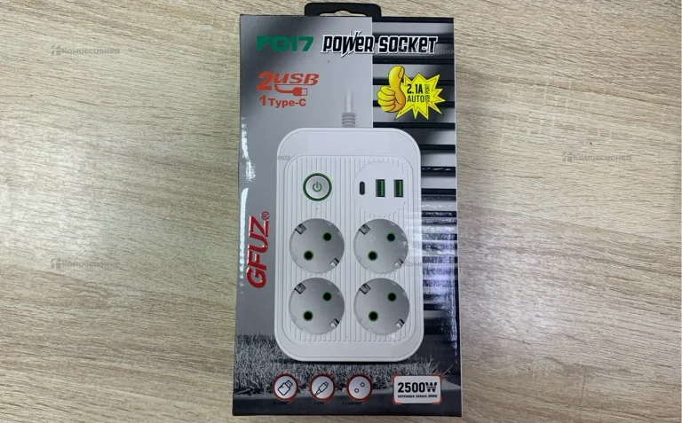 Сетевой фильтр gfuzf17 4 розетки