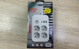 Купить Сетевой фильтр gfuzf17 4 розетки б/у , в Тольятти Цена:690рублей