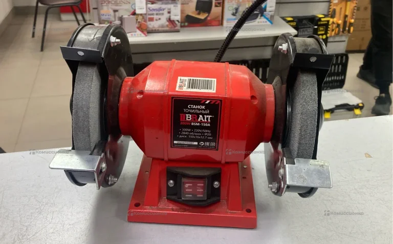 Станок точильный ibrait 300w bsm-150a