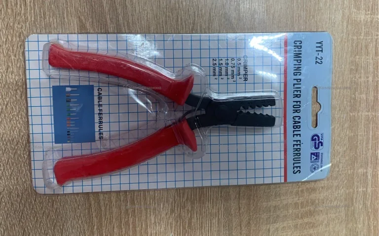 Crimping plier for cable ferrules yyt 22