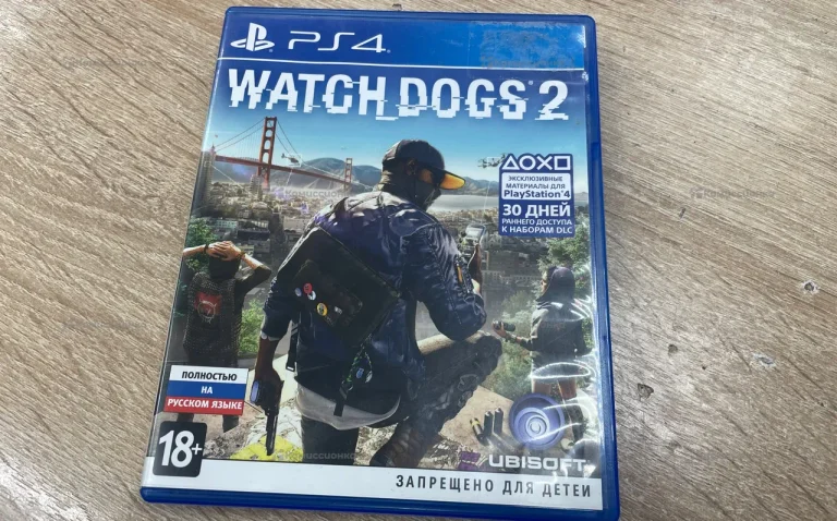 PS4. Диск ps4 WATCH DOGS 2