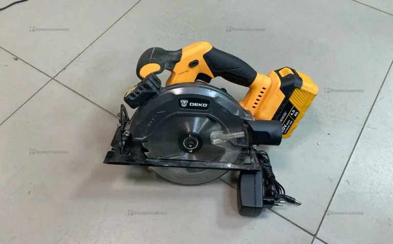 аккумуляторная циркулярная пила DEKO DKCS20V