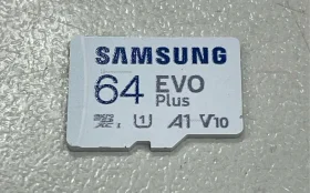 Карта памяти Samsung EVO Plus microSDXC 64 ГБ