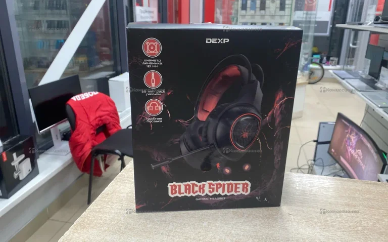 Игровая гарнитура DEXP BLACK SPIDER