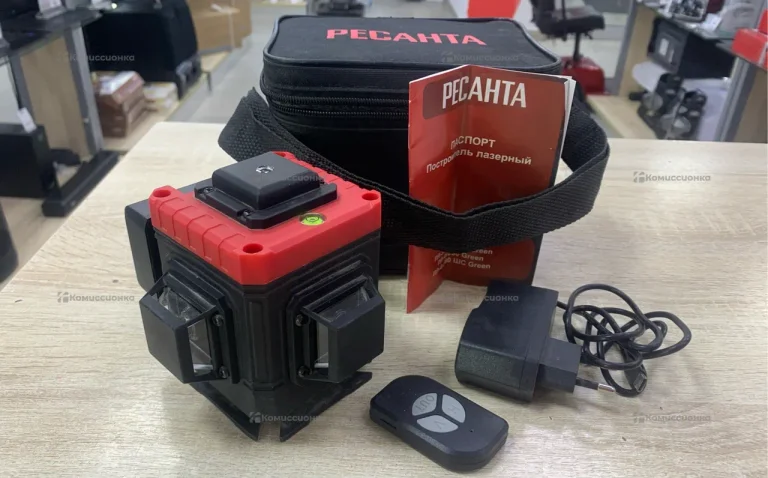 Лазерный уровень Ресанта ПЛ-3Х360ШС Green