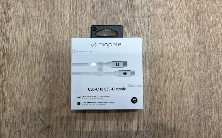 Кабель Mophie Type-C to Type-C 60W 1m White