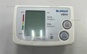 Купить Тонометр автоматический для измерения давления на запястье B.Well MED-57, универсальная манжета (13,5-21,5 см), индикатор аритмии б/у , в Челябинск Цена:590рублей