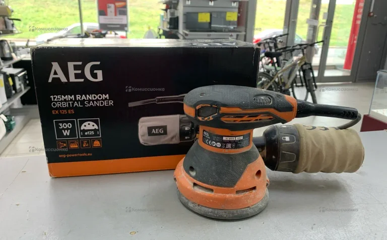 Эксцентриковая шлифмашинка Aeg ex125es