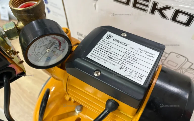 насосная станция deko dkjp450 plus
