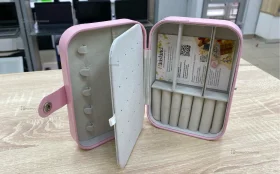 Шкатулка органайзер розовая для ювелирных украшен