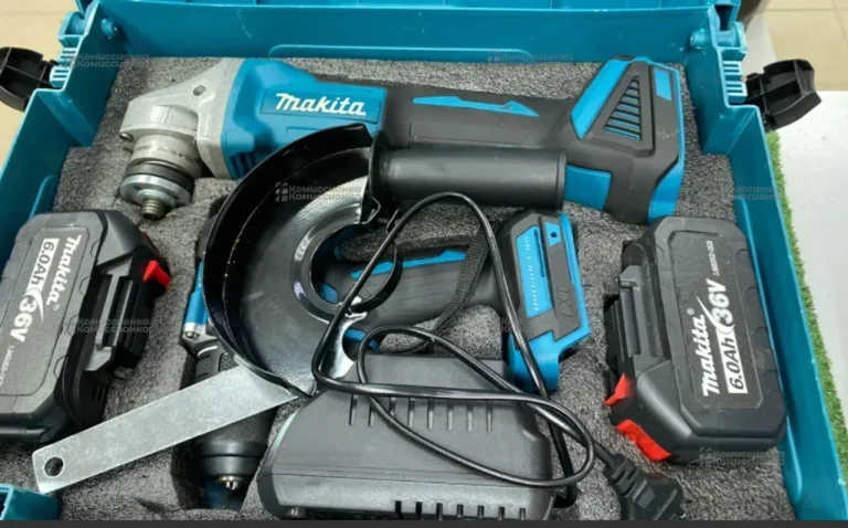 набор 2в1 УШМ АКБ+Шуруповерт MAKITA