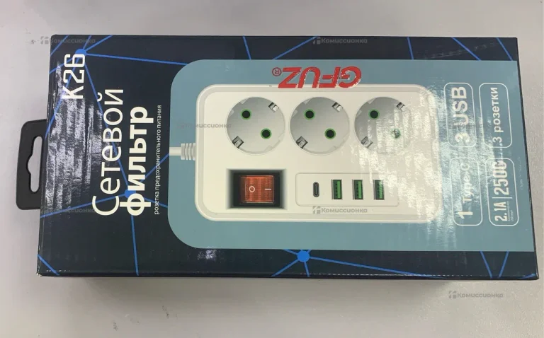 сетевой фильтр gfuzf k26 3 розетки