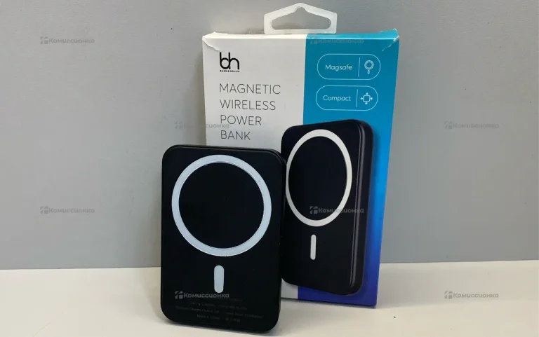 Power Bank  mag safe Черный