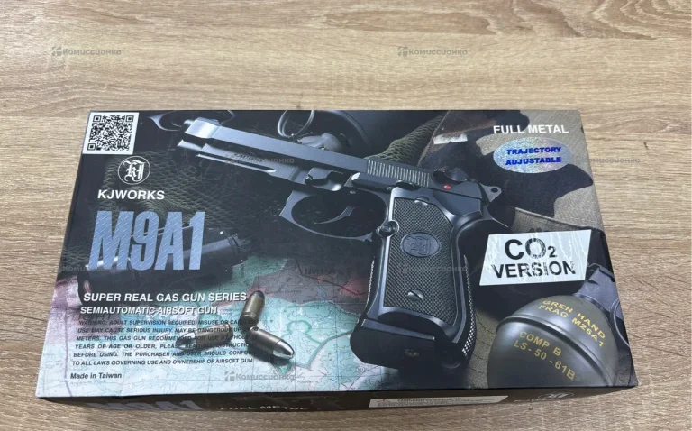 Страйкбольный пистолет KJW Beretta M9A1 Gas GBB B