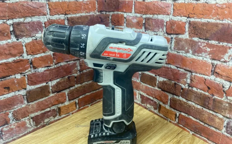 Шуруповерт Интерскол ДА-18ЭР 35