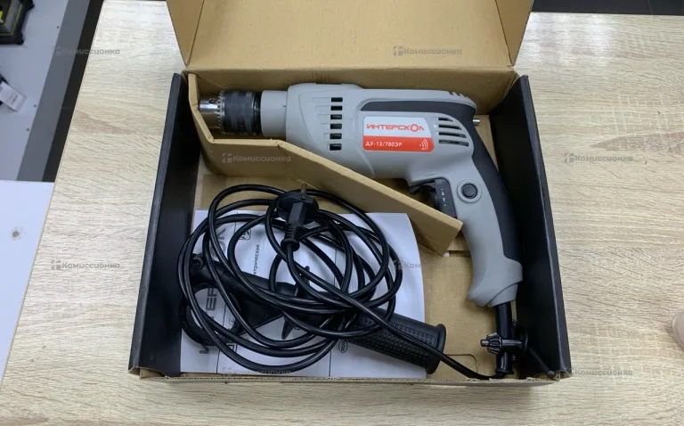 Дрель ударная Интерскол ДУ-13/780ЭР