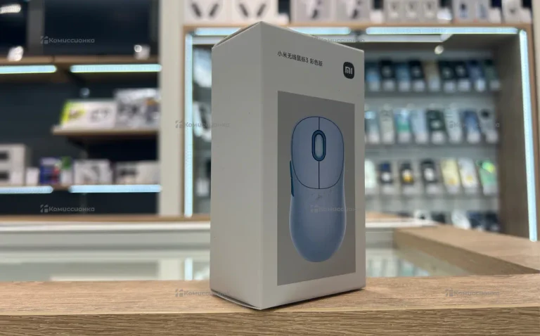 Беспроводная компьютерная мышь Xiaomi Wireless Mouse 3 (XMWXSB03YM) голубой/синий