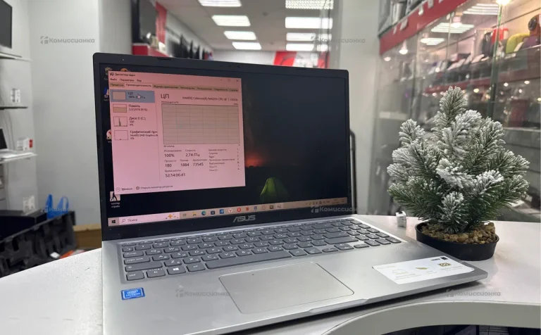 Ноутбук  ASUS N4020/DDR4 4gb/SSD 128/ UHD Graphics