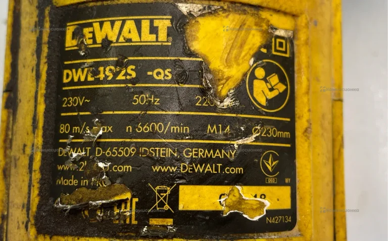 УШМ dewalt DWE492S