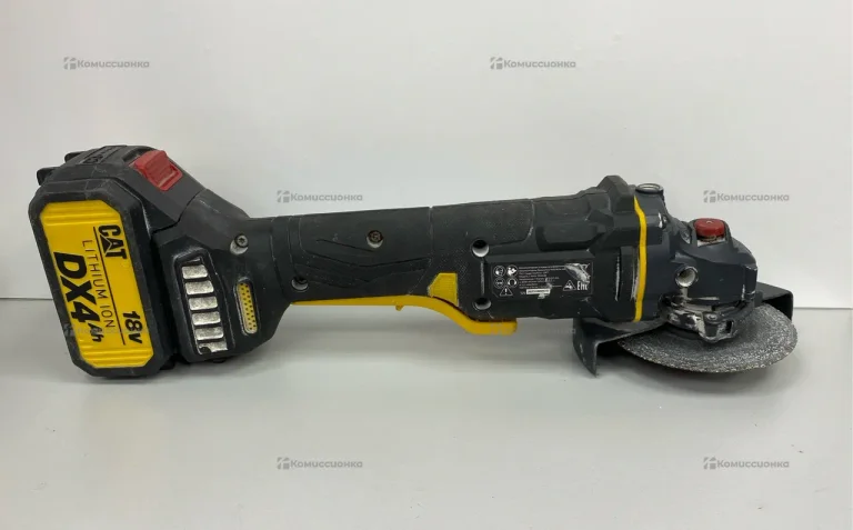 Аккумуляторная УШМ CAT DX314B