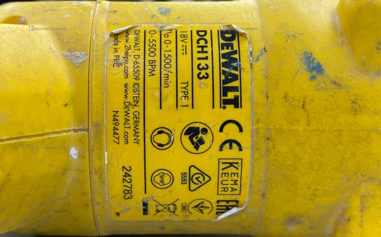 Перфоратор dewalt DCH133M1